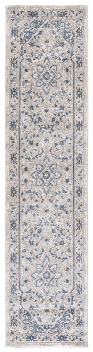 Safavieh Palma Light Grey & Blue Oriental Accent Rug 2'2"X3'9" — Turkish Power-Loomed, Soft Stain-Resistant Blend PAM314F-2