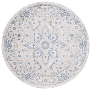 Safavieh Palma Luxurious Turkish Area Rug With Elegant Medallion Design For Sophisticated Home Decor Light Grey ,Blue 75% Polypropylene 25% Polyester Pam314f-10