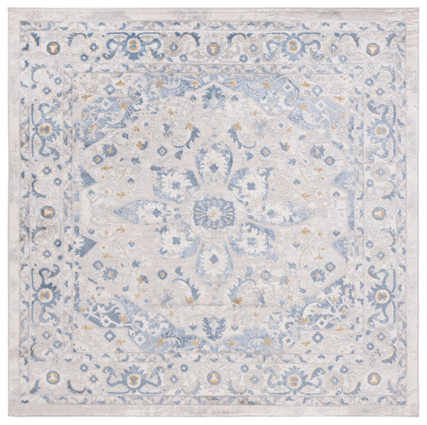 Safavieh Palma Light Grey & Blue Oriental Accent Rug 2'2"X3'9" — Turkish Power-Loomed, Soft Stain-Resistant Blend PAM314F-2