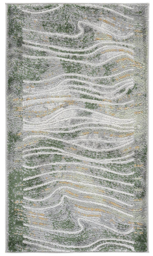 Safavieh Palma Power Loomed Abstract Accent Rug Turkish Polypropylene Blend for Entryways Beige / Green PAM316B-2