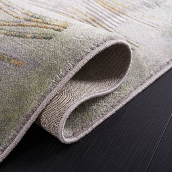 Safavieh Palma Power Loomed Abstract Accent Rug Turkish Polypropylene Blend for Entryways Beige / Green PAM316B-2