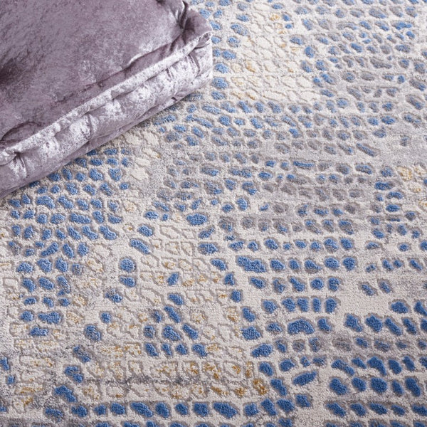 Safavieh Palma Geometric Power Loomed Accent Rug Turkish Polypropylene Blend for Modern Entryways PAM318A-2