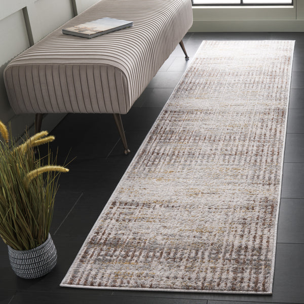 Safavieh Palma Area Rug - Elegant Power-loomed Design With Subtle Sheen For A Stylish And Cozy Home Decor Beige ,Light Grey 75% Polypropylene 25% Polyester Pam320a-9