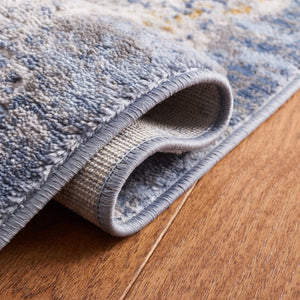 Safavieh Palma Oriental Power Loomed Accent Rug in Soft Beige and Blue Transitional Style PAM322A-2