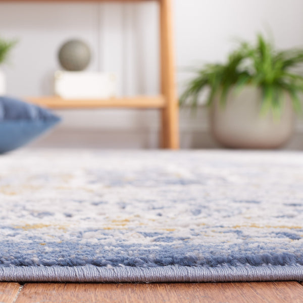 Safavieh Palma Elegant Vintage-inspired Area Rug In Soothing Beige And Blue Hues For Timeless Home Style Beige ,Blue 75% Polypropylene 25% Polyester Pam322a-25