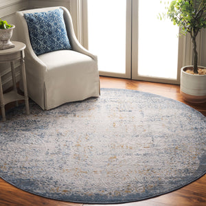 Safavieh Palma Elegant Vintage-inspired Area Rug In Soothing Beige And Blue Hues For Timeless Home Style Beige ,Blue 75% Polypropylene 25% Polyester Pam322a-25