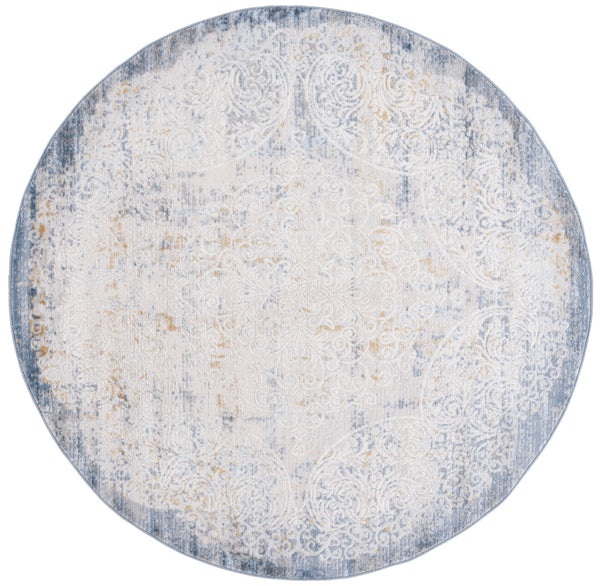 Safavieh Palma Elegant Vintage-inspired Area Rug In Soothing Beige And Blue Hues For Timeless Home Style Beige ,Blue 75% Polypropylene 25% Polyester Pam322a-25