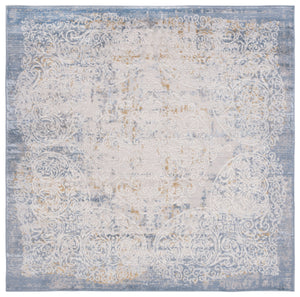 Safavieh Palma Elegant Vintage-inspired Area Rug In Soothing Beige And Blue Hues For Timeless Home Style Beige ,Blue 75% Polypropylene 25% Polyester Pam322a-25