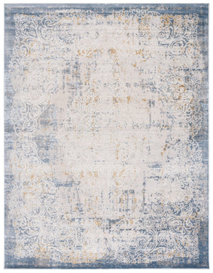Safavieh Palma Elegant Vintage-inspired Area Rug In Soothing Beige And Blue Hues For Timeless Home Style Beige ,Blue 75% Polypropylene 25% Polyester Pam322a-25