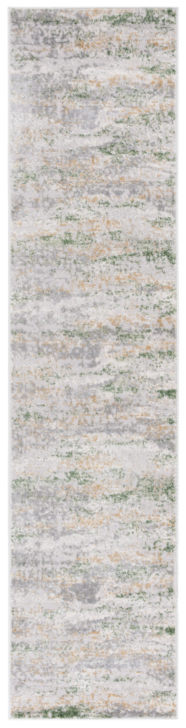 Safavieh Palma Elegant Floral Power Loom Runner - Luxurious Turkish Craftsmanship For Hallways & Entryways Beige ,Green 75% Polypropylene 25% Polyester Pam326a-3