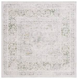 Safavieh Palma Elegant Floral Power Loom Runner - Luxurious Turkish Craftsmanship For Hallways & Entryways Beige ,Green 75% Polypropylene 25% Polyester Pam326a-3