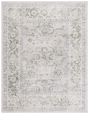 Safavieh Palma Elegant Floral Power Loom Runner - Luxurious Turkish Craftsmanship For Hallways & Entryways Beige ,Green 75% Polypropylene 25% Polyester Pam326a-3