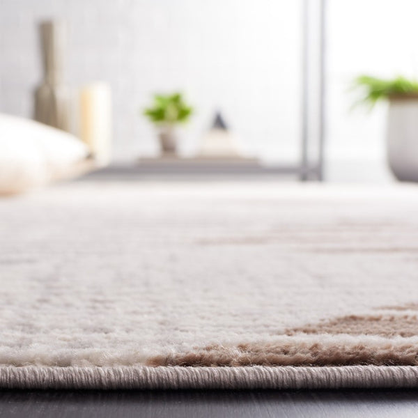 Safavieh Palma Geometric Diamond Stripe Area Rug Power Loomed Polypropylene Neutral Living Room PAM328A-8SQ
