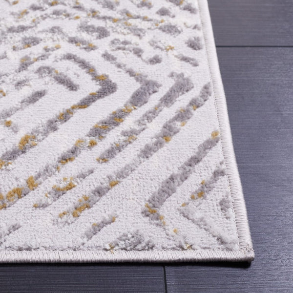 Safavieh Palma Abstract Power Loomed Accent Rug Beige Grey Polypropylene Modern Entryway PAM330A-2