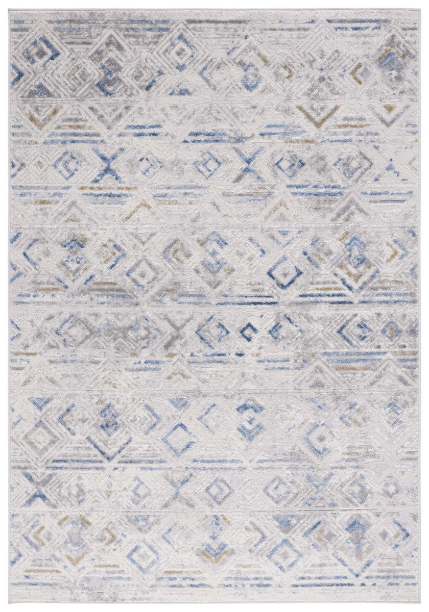 Safavieh Palma 332 Power Loomed  Rug Beige / Light Blue PAM332A-2
