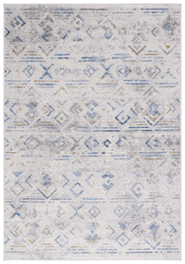 Safavieh Palma 332 Power Loomed  Rug Beige / Light Blue PAM332A-2