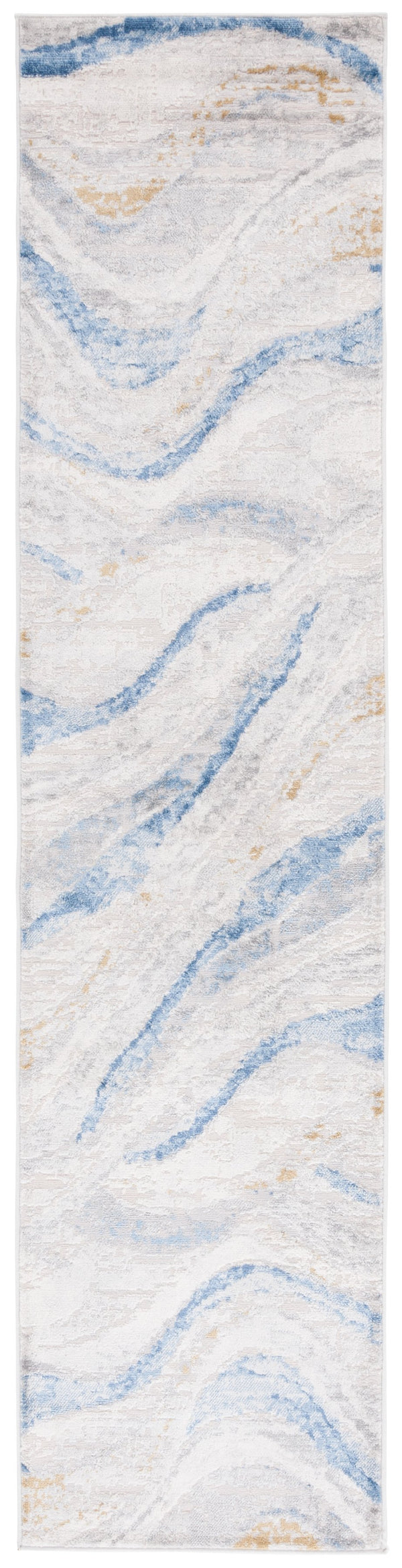 Safavieh Palma Elegant Area Rug - Ocean Wave Inspired Design In Soft Beige And Light Blue, Made In Turkey Beige ,Light Blue 75% Polypropylene 25% Polyester Pam334a-6