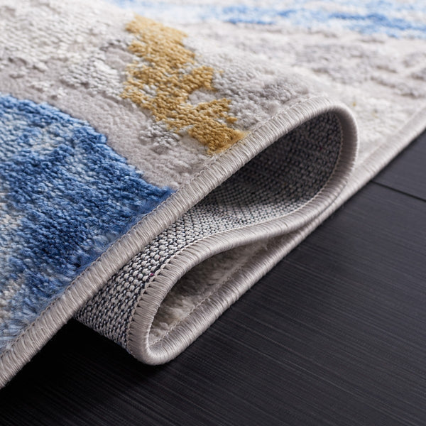 Safavieh Palma 334 Power Loomed  Rug Beige / Light Blue PAM334A-2