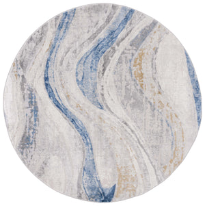 Safavieh Palma Elegant Area Rug - Ocean Wave Inspired Design In Soft Beige And Light Blue, Made In Turkey Beige ,Light Blue 75% Polypropylene 25% Polyester Pam334a-6