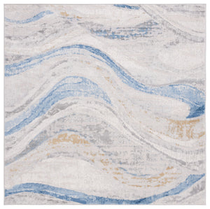 Safavieh Palma Elegant Area Rug - Ocean Wave Inspired Design In Soft Beige And Light Blue, Made In Turkey Beige ,Light Blue 75% Polypropylene 25% Polyester Pam334a-6