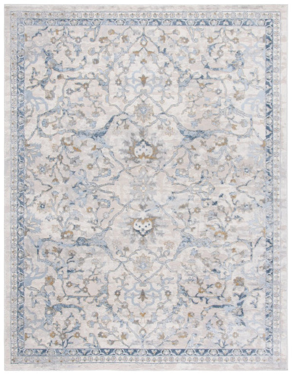 Safavieh Palma Traditional Area Rug in Polypropylene Blend for Living and Dining Rooms Beige / L. Blue 10'-0" x 14'-0" PAM336A-10