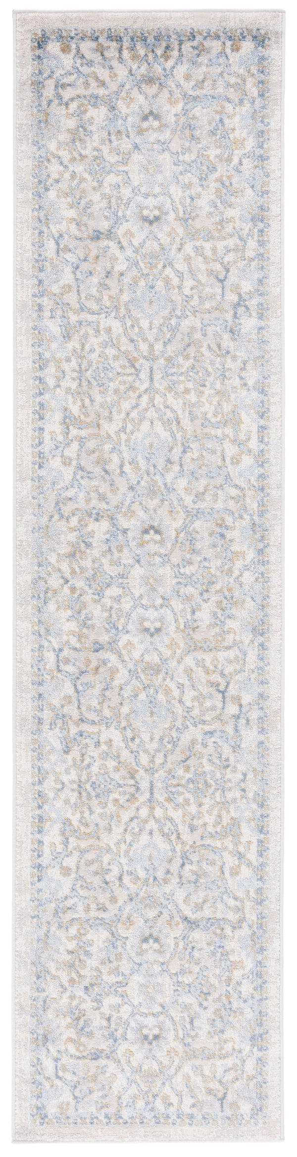 Safavieh Palma Elegant Square Area Rug – Luxurious Softness, Timeless Design, Perfect For Modern Interiors Beige ,Light Blue 75% Polypropylene 25% Polyester Pam336a-3r