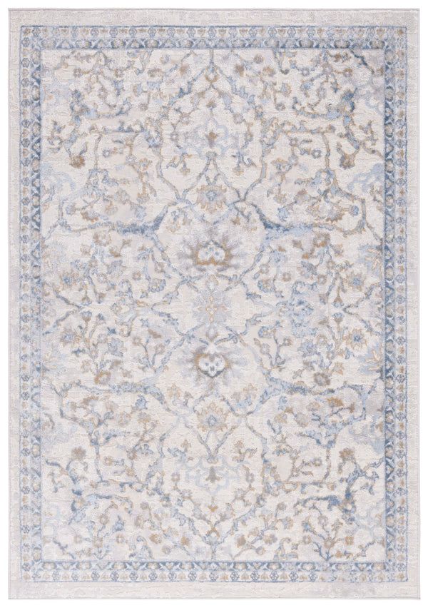 Safavieh Palma Area Rug - Timeless Elegance With Ornate Floral Patterns For Home Or Office Décor Enhancement Beige ,Light Blue 75% Polypropylene 25% Polyester Pam336a-27