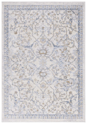 Safavieh Palma Traditional Area Rug in Polypropylene Blend for Living and Dining Rooms Beige / L. Blue 6'-7" x 9'-2" PAM336A-6