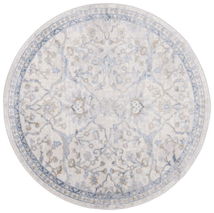 Safavieh Palma Elegant Square Area Rug – Luxurious Softness, Timeless Design, Perfect For Modern Interiors Beige ,Light Blue 75% Polypropylene 25% Polyester Pam336a-3r