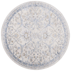 Safavieh Palma Round 10Ft Rug Beige & Light Blue – Low-Profile Power-Loomed Turkish Accent Rug, Durable Elegance PAM336A-10R