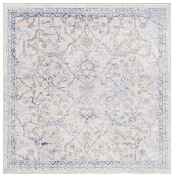 Safavieh Palma Round 10Ft Rug Beige & Light Blue – Low-Profile Power-Loomed Turkish Accent Rug, Durable Elegance PAM336A-10R
