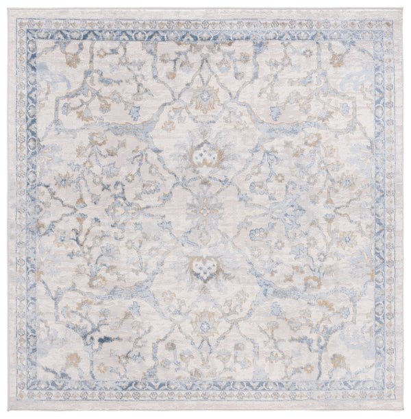 Safavieh Palma Area Rug - Timeless Elegance With Ornate Floral Patterns For Home Or Office Décor Enhancement Beige ,Light Blue 75% Polypropylene 25% Polyester Pam336a-27