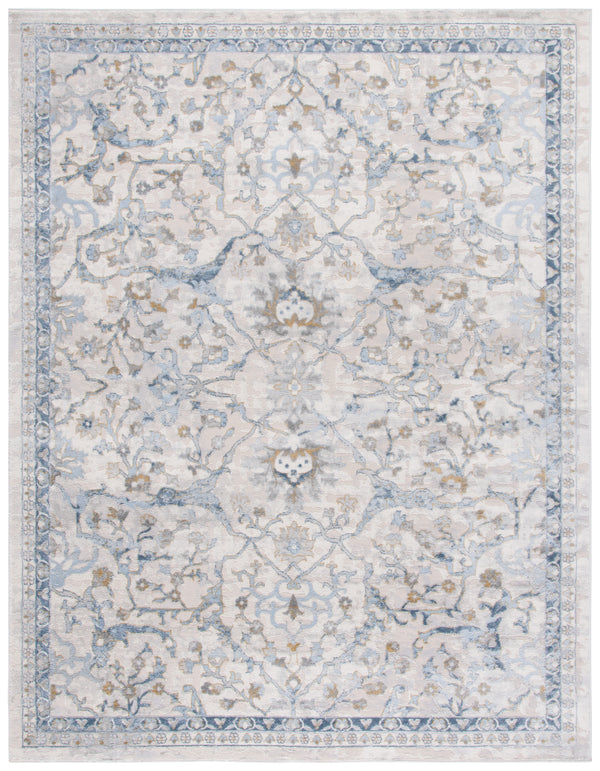 Safavieh Palma Area Rug - Timeless Elegance With Ornate Floral Patterns For Home Or Office Décor Enhancement Beige ,Light Blue 75% Polypropylene 25% Polyester Pam336a-27