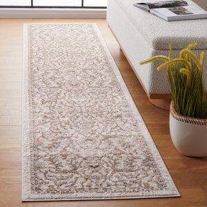 Safavieh Palma Elegant Square Area Rug – Luxurious Softness, Timeless Design, Perfect For Modern Interiors Beige ,Brown 75% Polypropylene 25% Polyester Pam336b-5r