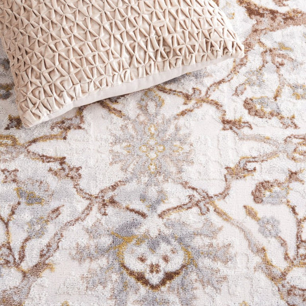 Safavieh Palma Traditional Area Rug in Polypropylene Blend for Living and Dining Rooms Beige / Brown 2'-2" x 3'-9" PAM336B-2