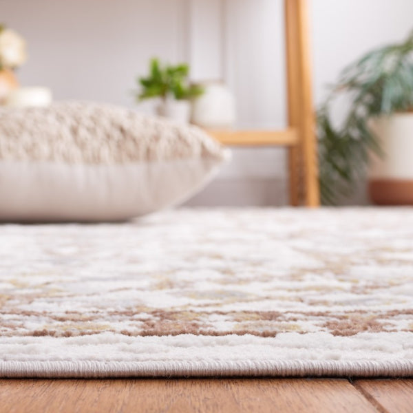 Safavieh Palma Traditional Area Rug in Polypropylene Blend for Living and Dining Rooms Beige / Brown 2'-2" x 3'-9" PAM336B-2