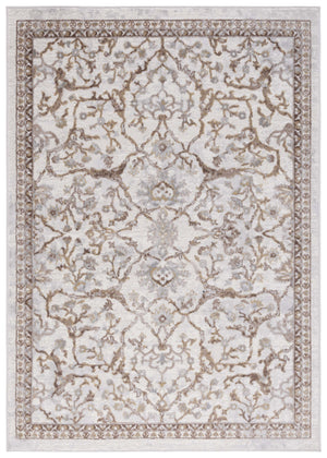 Safavieh Palma Elegant Square Area Rug – Luxurious Softness, Timeless Design, Perfect For Modern Interiors Beige ,Brown 75% Polypropylene 25% Polyester Pam336b-5r