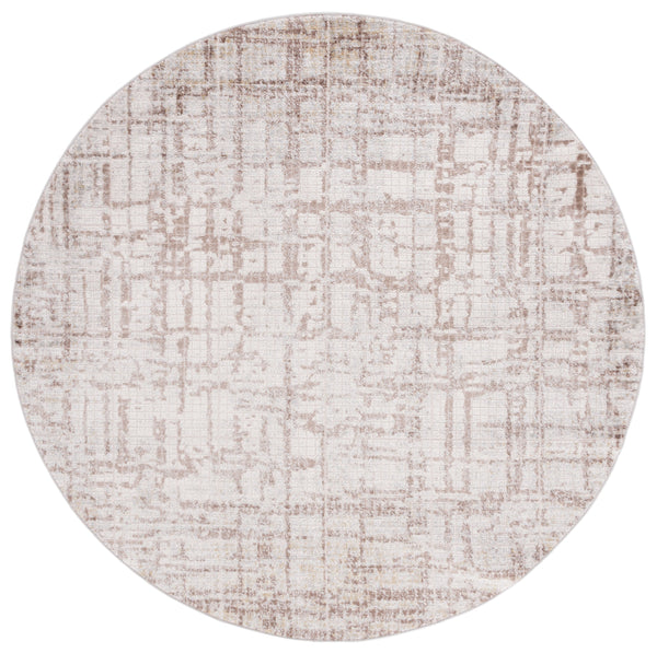Safavieh Palma Elegant Square Area Rug – Luxurious Softness, Timeless Design, Perfect For Modern Interiors Beige ,Brown 75% Polypropylene 25% Polyester Pam336b-5r