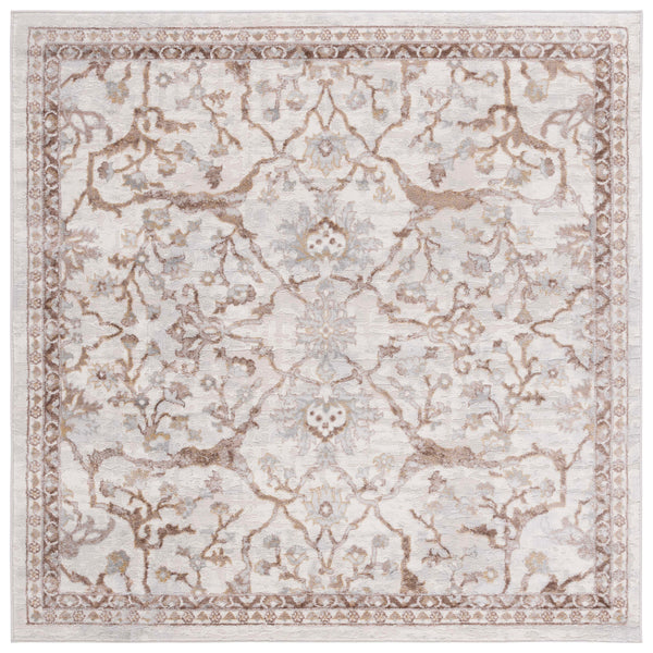 Safavieh Palma Area Rug - Timeless Elegance With Ornate Floral Patterns For Home Or Office Décor Enhancement Beige ,Brown 75% Polypropylene 25% Polyester Pam336b-10