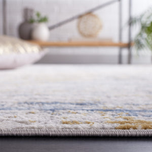 Safavieh Palma 342 Power Loomed  Rug Beige / Light Blue PAM342A-2
