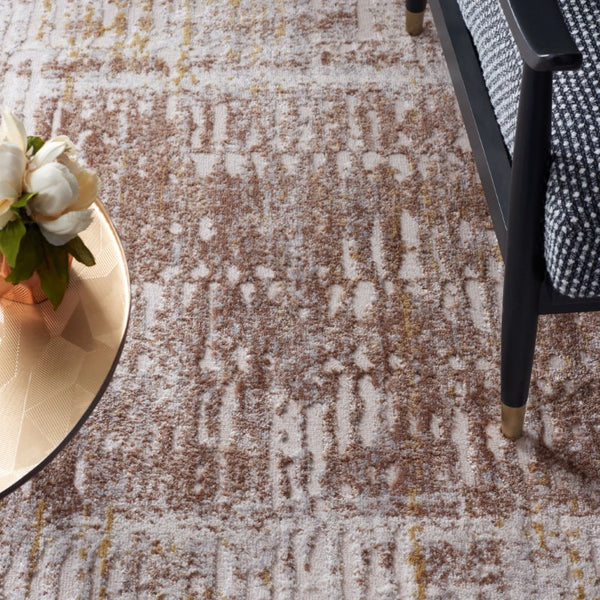 Safavieh Palma Abstract Power Loomed Accent Rug in Warm Earthy Tones for Entryways and Cozy Nooks PAM344B-2