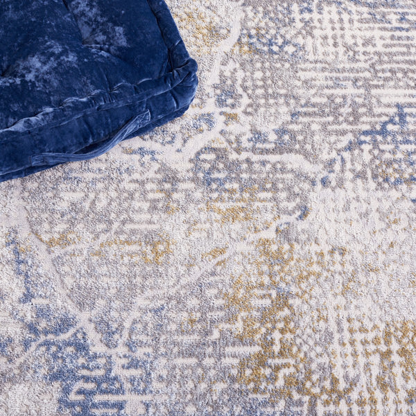 Safavieh Palma 346 Power Loomed  Rug Beige / Light Blue PAM346A-2