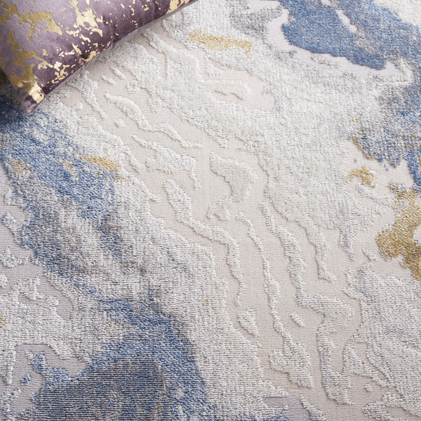 Safavieh Palma 348 Power Loomed  Rug Beige / Light Blue PAM348A-2