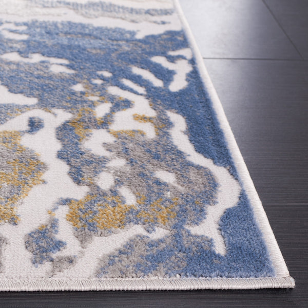 Safavieh Palma 348 Power Loomed  Rug Beige / Light Blue PAM348A-2