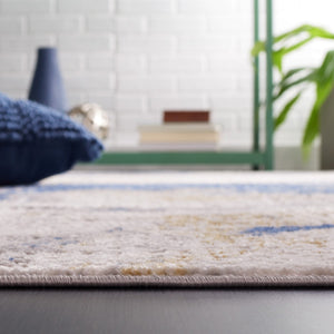 Safavieh Palma 350 Power Loomed  Rug Beige / Blue PAM350A-2