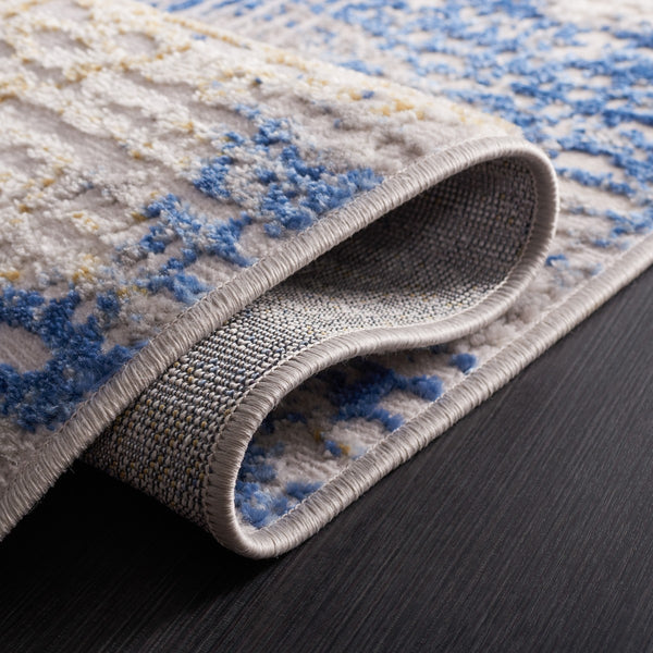 Safavieh Palma 350 Power Loomed  Rug Beige / Blue PAM350A-2