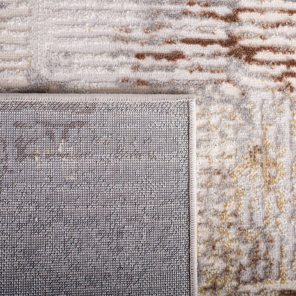 Safavieh Palma Abstract Geometric Accent Rug Turkish Polypropylene Blend for Modern Interiors Beige / Brown PAM350C-2