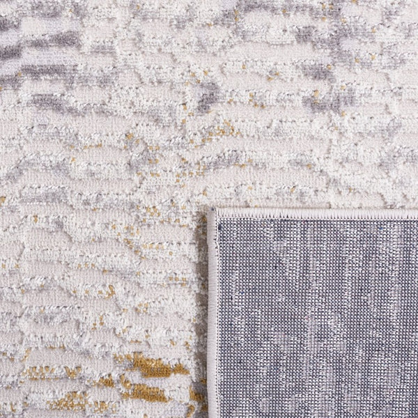 Safavieh Palma Abstract Beige Grey Power Loomed Polypropylene Accent Rug for Modern Interiors PAM352A-2