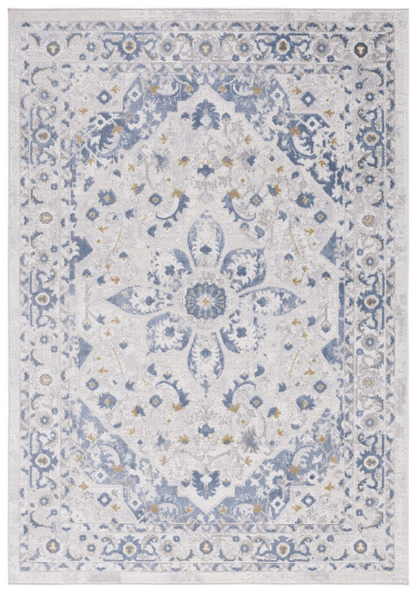 Safavieh Palma 354 Power Loomed  Rug Beige / Light Blue PAM354A-2