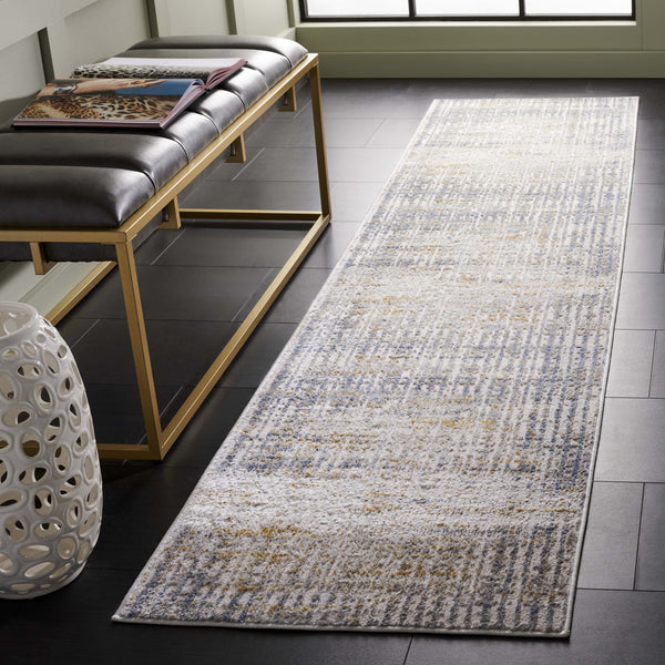 Safavieh Palma Elegant Area Rug - Timeless Abstract Design, Durable Comfort & Easy Maintenance For Any Space Beige ,Light Blue 75% Polypropylene 25% Polyester Pam356b-6